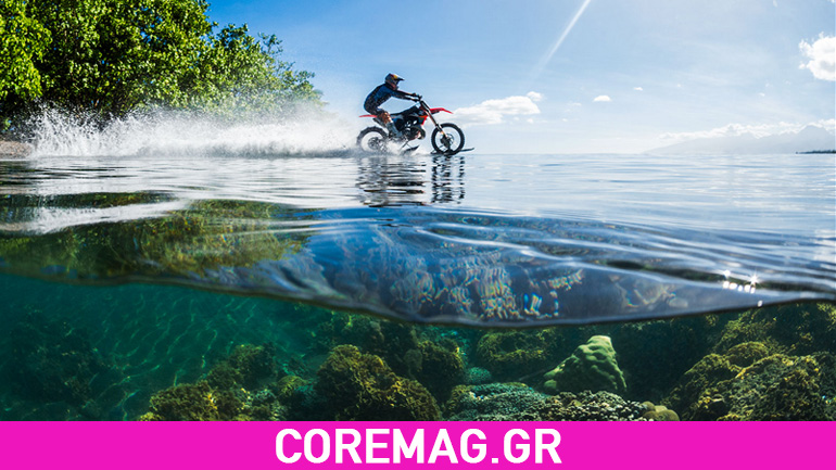 Στα γυρίσματα του “Pipe Dream” με τον Robbie Maddison